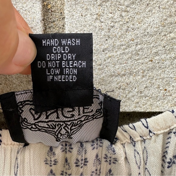 Angie Boho Floral Print Ruffle Hem Surplice Peplum Top Adjustable Straps S - Picture 4 of 8